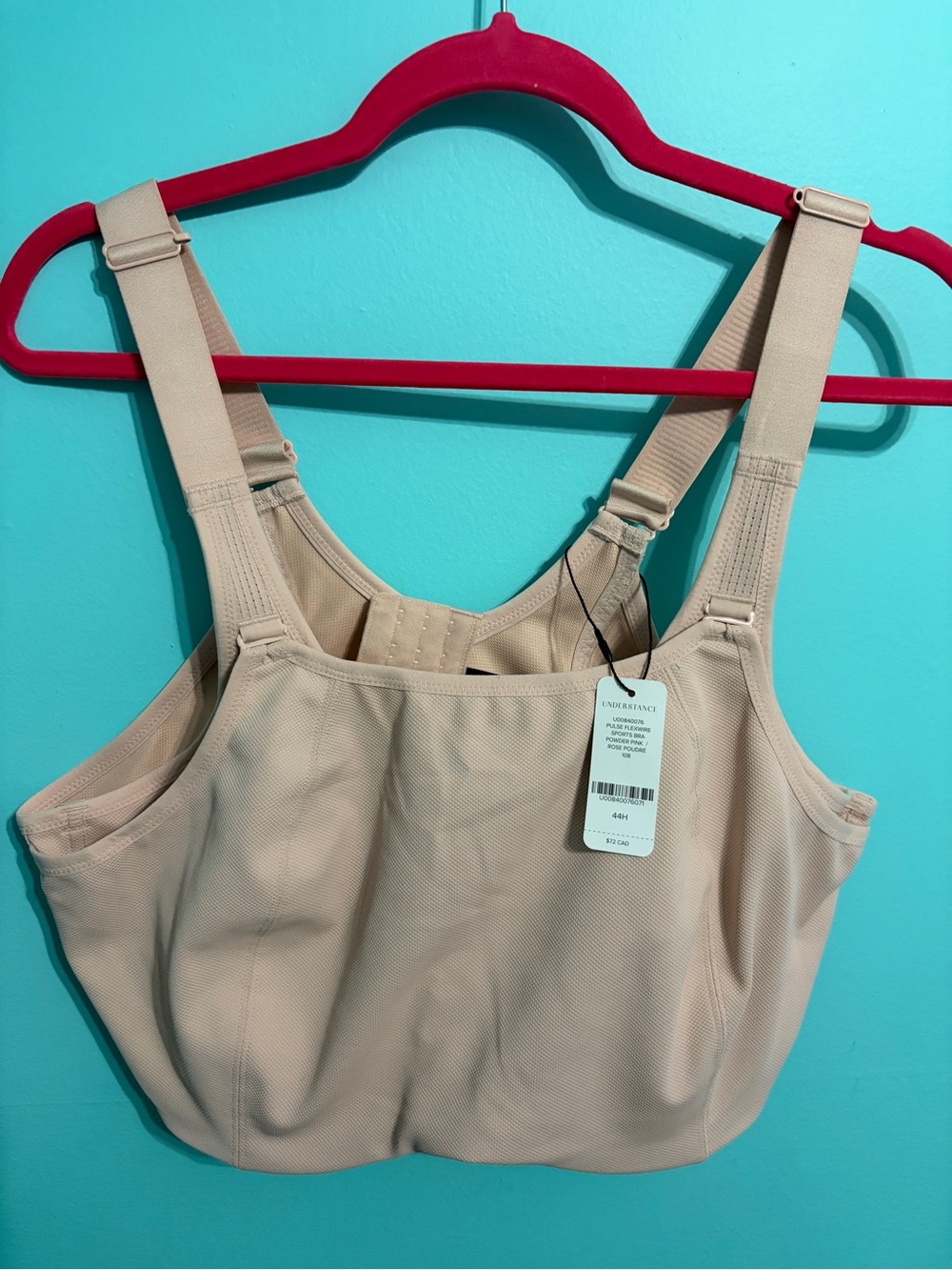 Understance Pulse flexwire  Bra 44H - powder pink